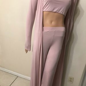 3 piece lounging wear set